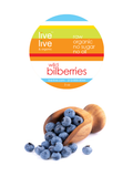 bilberries, european, wild, live live & organic