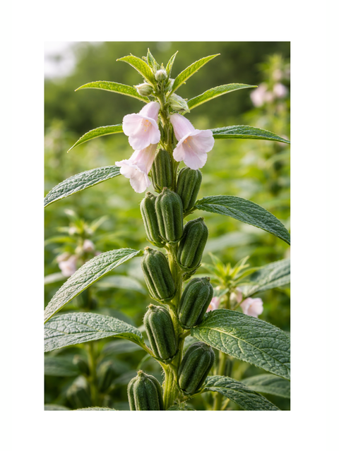 Black Sesame Seeds, Sprouted, 8oz, Blue Mountain Organics. Black Sesame Plant