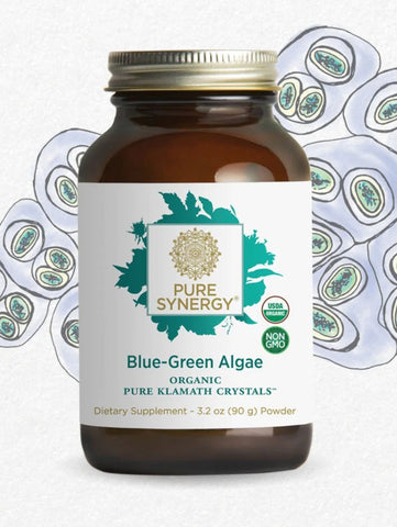 Organic Blue Green Algae, Pure Klamath Crystals, 3.2oz, Pure Synergy