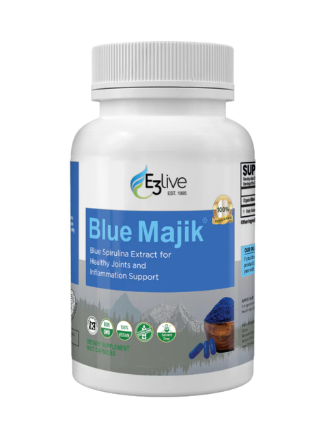 Blue Majik, Natural Phycocyanin-Rich Extract, E3 Live, 90 Caps