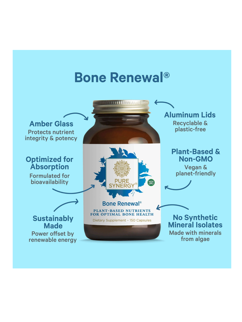 Bone Renewal, 150 Veg Caps, Pure Synergy