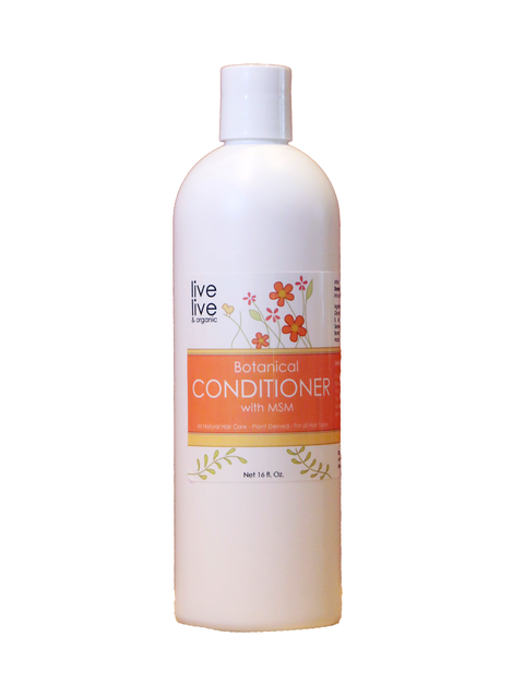 Botanical Conditioner with MSM, 16oz, Live Live & Organic