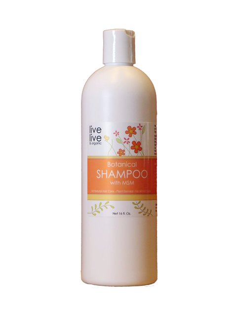 Botanical Shampoo with MSM, 16oz, Live Live & Organic