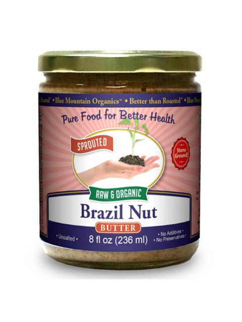 Brazil Nut Butter, Sprouted, 8oz, Blue Mountain Organics