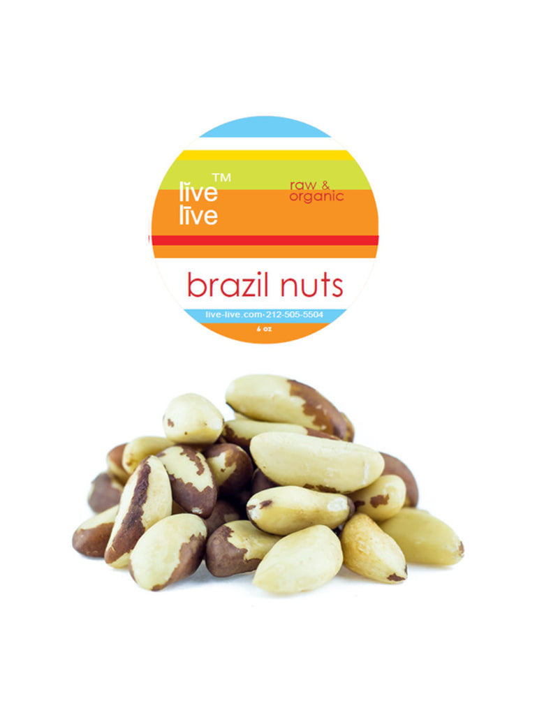 Brazil Nuts, 6oz, Live Live & Organic