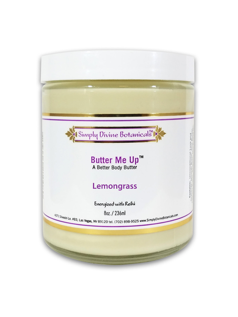 Butter Me Up, 8oz, Simply Divine Botanicals, Lemongrass