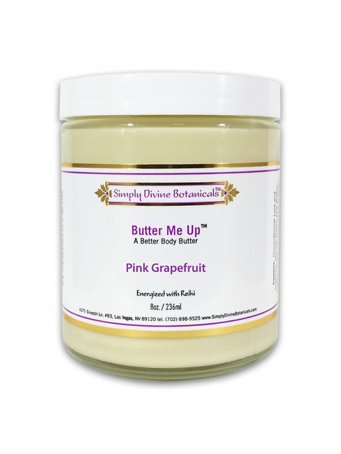 Butter Me Up, 8oz, Simply Divine Botanicals, Pink Grapefruit