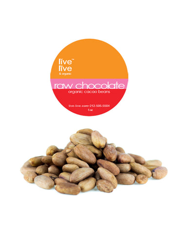 Cacao Beans, Raw Chocolate Beans, Live Live & Organic
