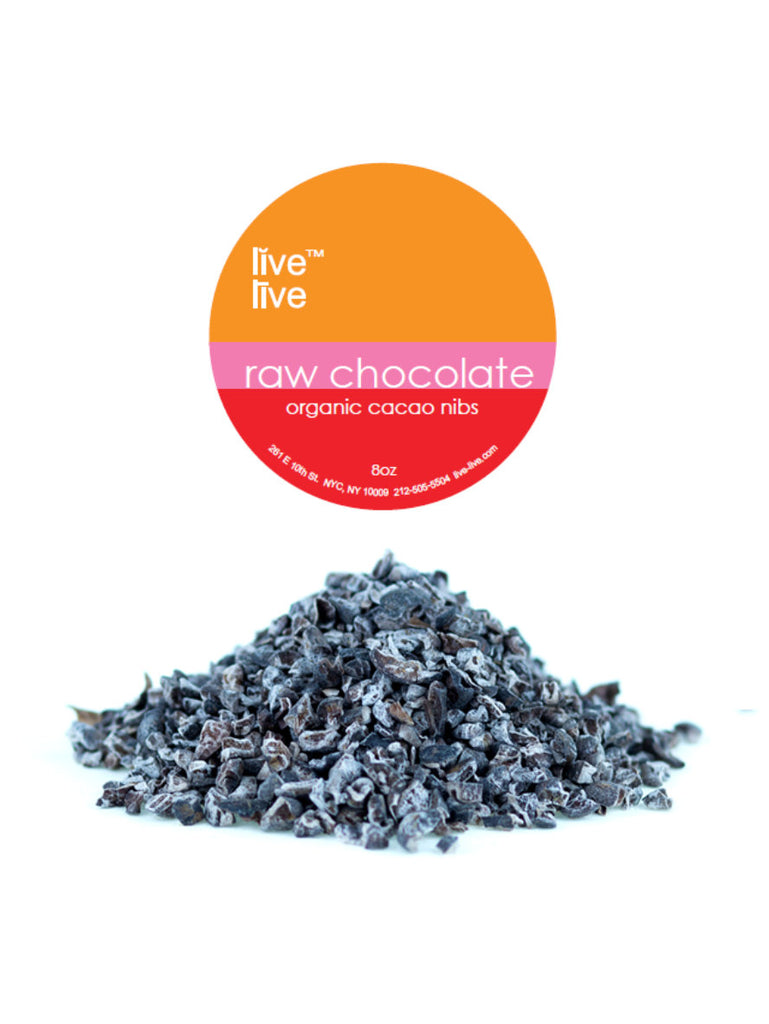 Cacao Chocolate Nibs, Live Live & Organic