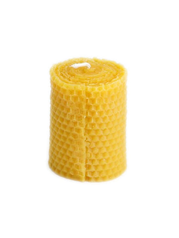 Candle, Honeycomb, 100% Pure Beeswax, Handmade, 2 x 3