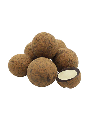 Chocolate Covered Macadamia Nuts, 2oz, Rawmio, Product