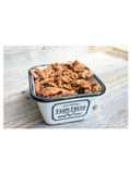Cinnamon Maple Walnuts, 5oz, Glaser Organic Farms in takeout bowl