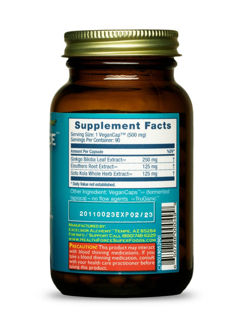 Circuforce, 90 Veg Caps, HealthForce SuperFoods, Facts