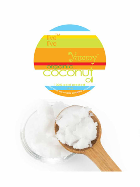 Coconut Oil, 16oz, Live Live & Organic