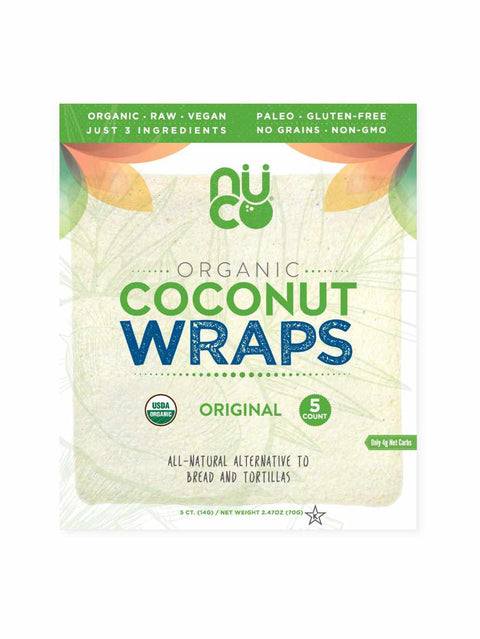 Coconut Wraps, 5 Pack, NUCO