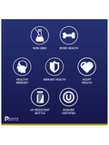 D3 Serum, 1000 IU per drop, Premier Research Labs, icons with product benefits