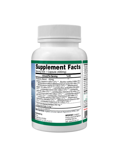 Supplement bottle with label showing 'Supplement Facts' on a white background