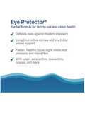 Eye Protector, 60 Veg Caps, Pure Synergy, benefits list