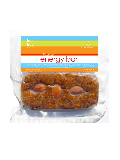 energy bar, fig ginger, 3oz, live live & organic