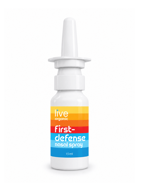 first defense nasal spray, 15ml, live live & organic