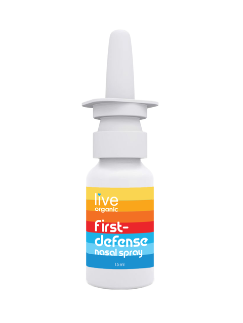 first defense nasal spray, 15ml, live live & organic