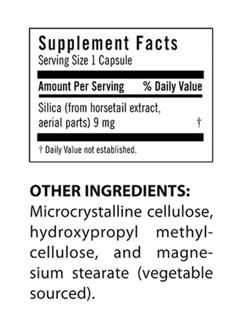 FloraSil, 90 Veg Caps, Flora, Supplement Facts