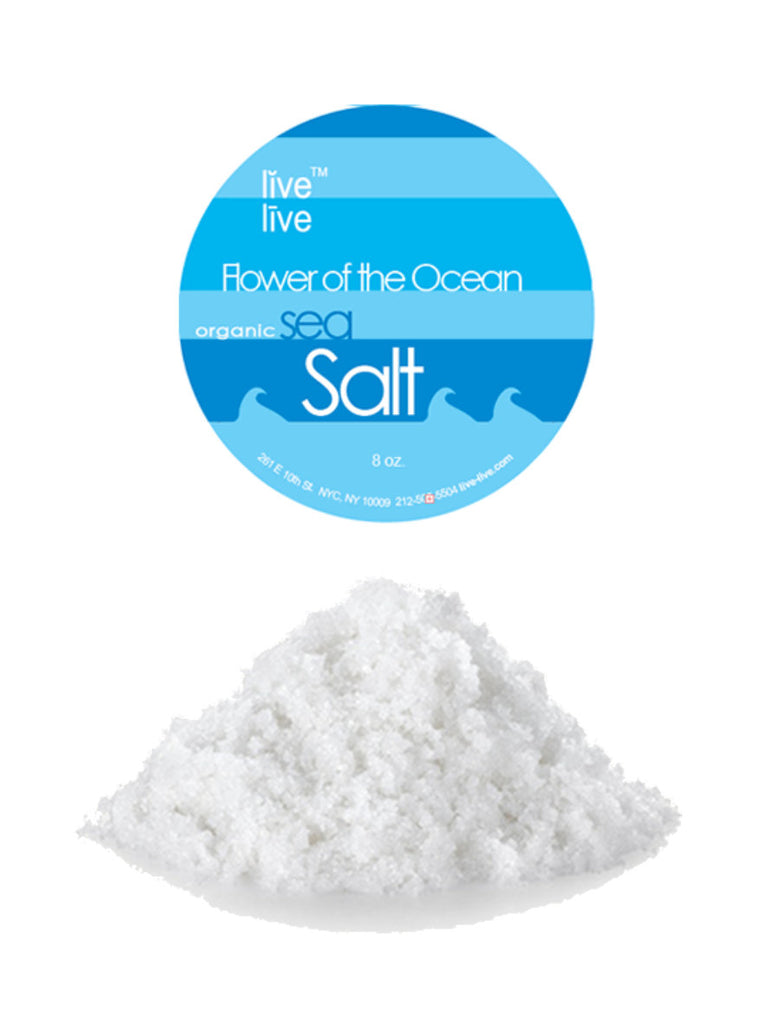 Flower Of The Ocean Salt, 8oz, Live Live & Organic