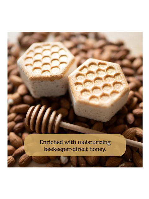 Froth Bath Bomb, Sweet Honey Almond, Pacha, bee-keeper direct honey