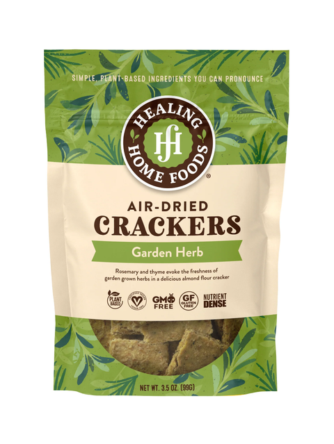 Raw Crackers, Garden Herb, 3.5oz, Healing Home Foods