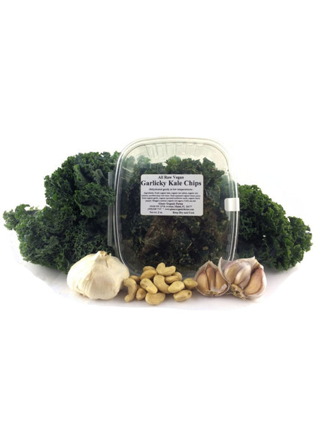 Kale Chips, Garlicky, 2oz, Glaser Organic Farms