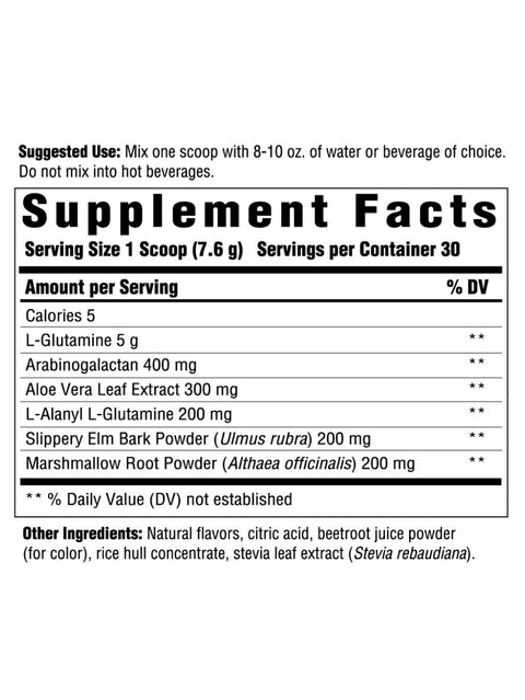 GI Response, 8.4oz, Innate Response Formulas, Supplement Facts