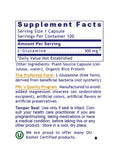 Glutamine Premier, 100 Veg Caps, Premier Research Labs, Supplement Facts