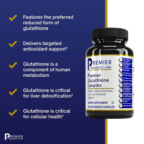 Glutathione Complex, 60 Veg Caps, Premier Research Labs Glutathione Complex, 60 Veg Caps, Premier Research Labs