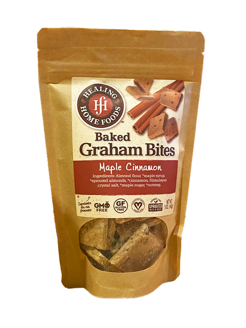 Graham Bites, Maple Cinnamon, Baked, Healing Home Foods