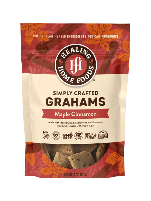 Graham Bites, Maple Cinnamon, Baked, Healing Home Foods