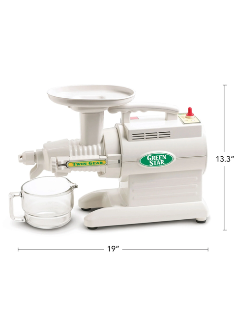 Tribest Green Star Slow Masticating Juicers, Dimensions