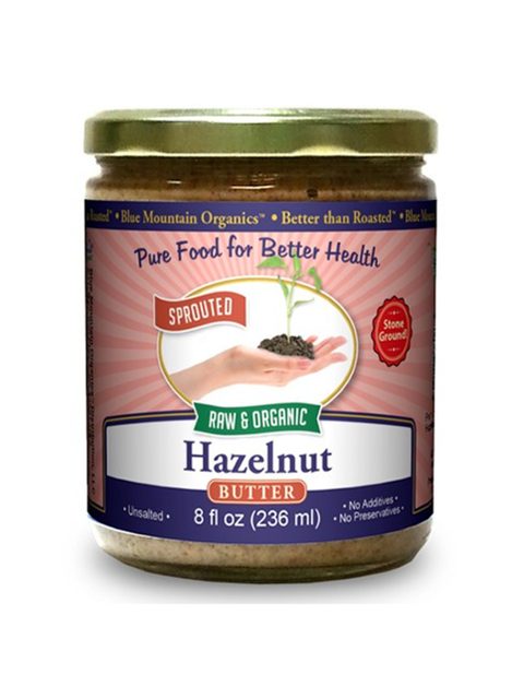 Hazelnut Butter, Sprouted, 8oz, Blue Mountain Organics