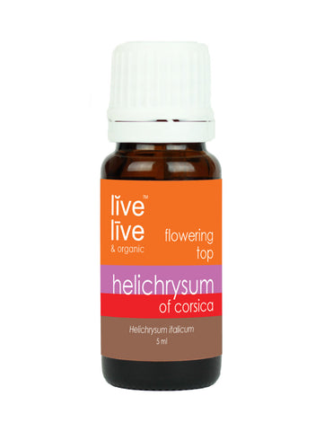 Helichrysum of Corsica Essential Oil, Helichrysum italicum, 5ml, Live Live & Organic