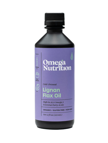 Flax seed Oil, Hi-Lignan, 16oz, Omega Nutrition
