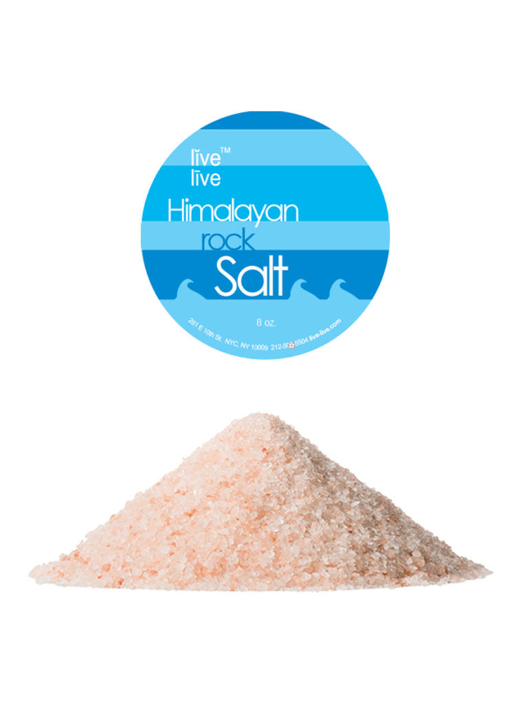 Himalayan Salt, 8oz, Live Live & Organic, Fine
