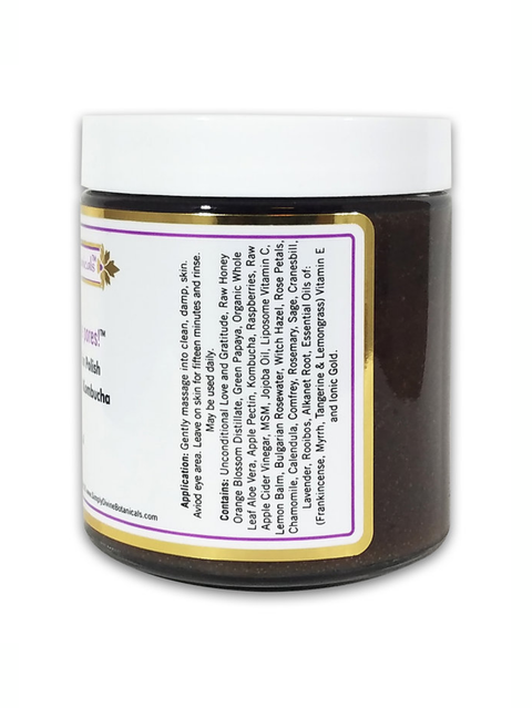 Jar of a Honey I Shrunk The Pores, 4oz, Simply Divine Botanicals with a label on a white background