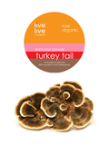 turkey tail mushroom, 50g, live live & organic