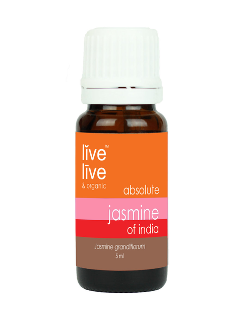 jasmine absolute of india essential oil, jasmine grandiflorum, 5ml, live live & organic