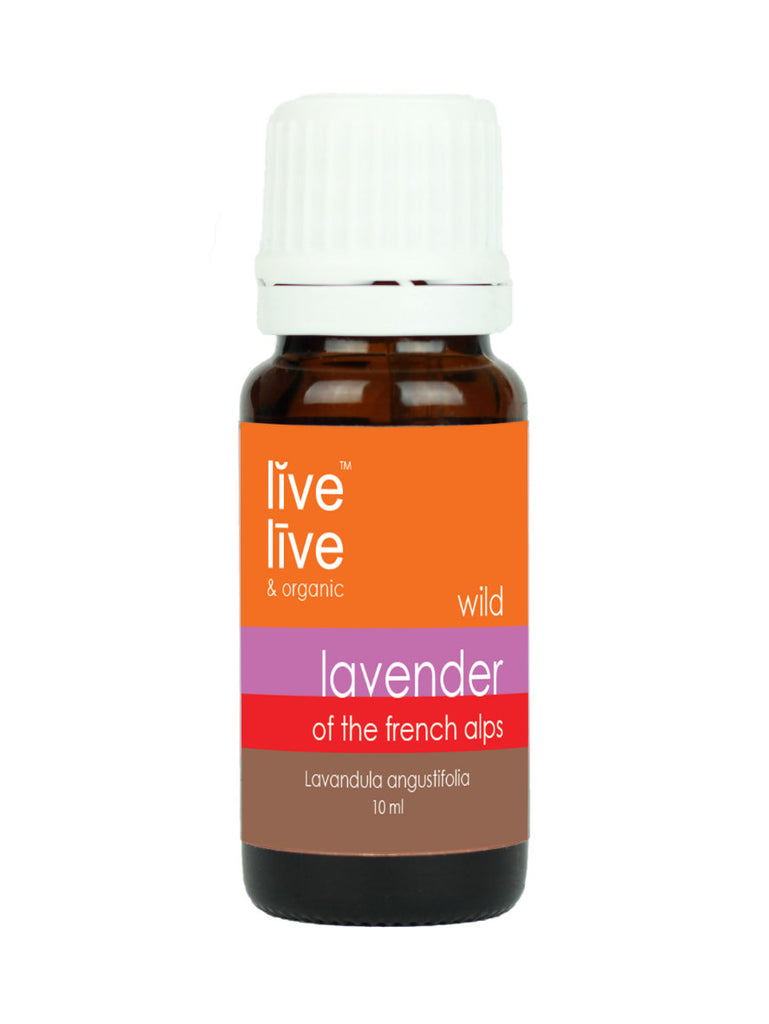 Lavender of the French Alps Essential Oil, Lavandula angustifolia, 10ml, Live Live & Organic