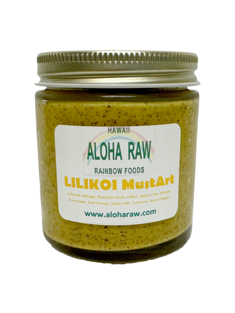 Lilokoi Mustart, Probiotic Mustard, Aloha Raw