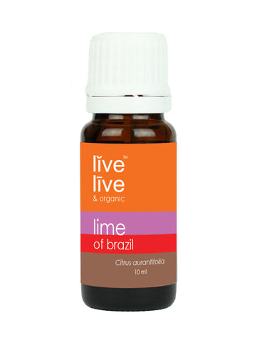 Lime of Brazil Essential Oil, Citrus aurantifolia,10ml, Live Live & Organic