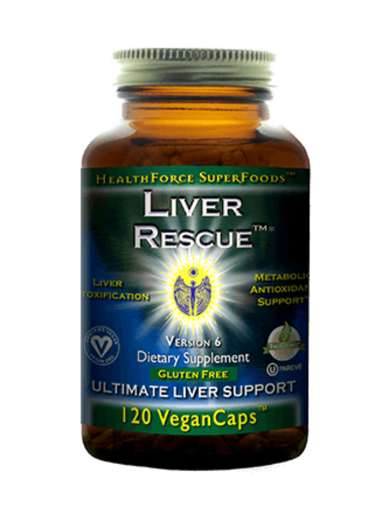 Liver Rescue, 120 Veg Caps, HealthForce SuperFoods