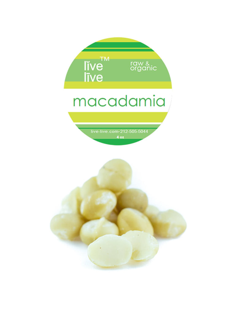 Macadamia Nuts, 4oz, Live Live & Organic