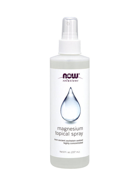 Magnesium Topical Spray, 8oz, NOW Solutions