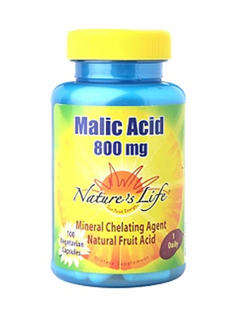 Malic Acid, 800mg, 250 Veg Caps, Nature's Life
